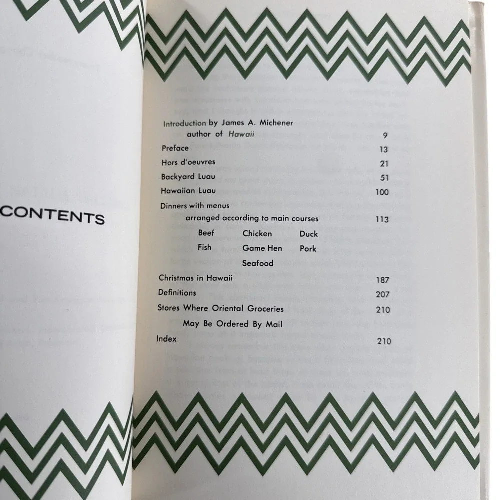 Hawaii‎ Cookbook and Backyard Luau Elizabeth Ahn Toupin James Michener Vintage